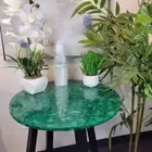 Malachite Stone Marble Round Coffee & End Side Table /Living Room Side Table