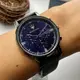 MASERATI:手錶,型號:R8871630002,男女通用錶42mm黑錶殼寶藍色錶面真皮皮革錶帶款