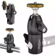 Light Stand Mount Adapter Mini Ball Head for Camera Monitor Ring Light Flat Head