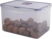 Lock and Lock 70077 Classic Tall Rectangular Container, Clear 9.8 x 7.1 x 5.9"