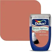 [Dulux] Simply Refresh Feature Wall Matt Emulsion Paint - Blood Orange - 30ML, Tester, 5569262