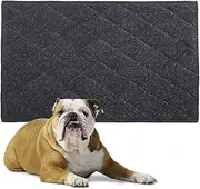 HOMBYS Chew Proof Dog Crate Pad Mat, 28"x47" Indestructible Kennel Pad for Aggressive Chewers, Durable and Water Resistant Teething Puppy Crate Mats for Dogs Cages
