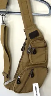 Urban Outfitters Crossbdy Sling Backpack or Chest Pack Military Grade Canvas NWT