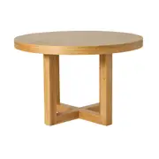 Avalon Round Dining Table Light Oak