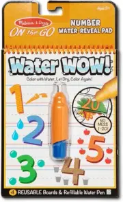 Melissa & Doug On the Go Water Wow! Reusable Water-Reveal Activity Pad - Numbers