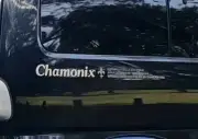Chamonix Side Decal, V6, White, Mitsubishi Delica Space Gear