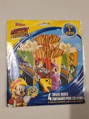 Disney Junior Mickey Mouse and the Roadster Racers Fold & Serve Snack Boxes