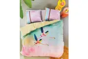 Colourful Birds Multi Cotton Sateen Quilt Cover Set by Oilily