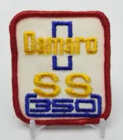 Chevy Camaro 350 SS Embroidered Auto Patch Sew On Vintage Style Retro Jacket Hat