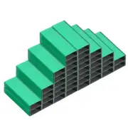 Staples for Stapler, 8 Pack #10 Mini 3/16 Inch Length Staples, Green