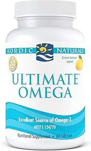 Nordic Naturals Lemon Flavour Ultimate Omega 60 Soft Gels
