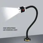 Round Magnetic Base Gooseneck Light Industrial LED CNC Machine Tool Lathe Wo GAW