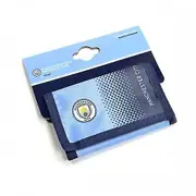 Manchester City FC Official Football Coloured Wallet Sky Blue/White One Size