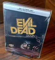 Evil Dead 2013 4K Steelbook (4K) w/PROTECTIVE SLEEVE-NEW (Sealed)-Free Shipping