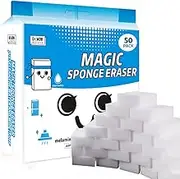 50 Pcs/lot Magic Sponge Eraser Multi-Functional Melamine Foam Cleaner 100x70x30mm