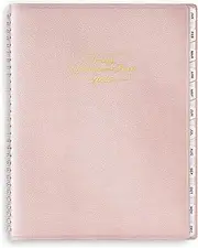 Ymumuda Daily Planner 2025 - Weekly Appointment Book Planner, Daily Appointment Book with 15 Minutes Increments, 8.5" x 11", Large, JAN - DEC 2025, Ideal for School Office Work Schedule - Rose Golden