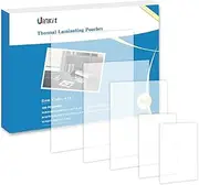 Laminating Pouches Variety Small Size 5mil Thickness Card Notecard ID Badge Business Photo Size Professional Quality Dry-Erase Friendly Sheets Glossy Clear Laminator Pouch, Rounded Corner 100 Pack