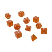 Eclipse 11 Dice Set (Pumpkin Orange)