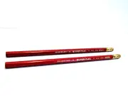 2 Vintage Bondexed Lead Super-flex 469 Carmine Art Pencil #P23