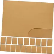 DOITOOL 20Pcs Kraft Paper Document Folder Presentation File Folders for Office Study Organize Your Papers with Wear Resistant Kraft Material