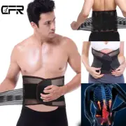 Copper Back Pro Compression Belt Adjustable Lower Lumbar Back Brace Support