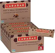 Larabar Gluten Free Bar, Almond Butter Chocolate Chip, 1.6 Ounce (16 Count), Whole Food Gluten Free Bars, Dairy Free Snacks