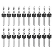 20pcs Micro PCB Drill Bits 2.55mm Tungsten Steel for CNC Engraving