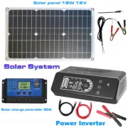 1000W 12V To 110V 220V Pure Sine Wave Power Inverter Solar System Solar Panel