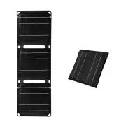 15W High Efficiency Solar Panel with Multiple Output Interfaces Compact Portable Folding Waterproof suitable for Outdoor