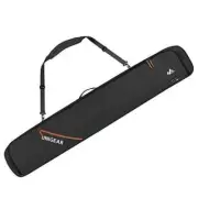 Ski Bag Snowboard Bag Reinforced Double Padding Bag, Perfect for 165cm Black