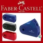 Faber Castell Sharpener Double Hole Graphite Colour Pencil Standard Jumbo Safety