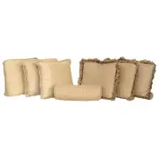 Chaparral Boat Cabana Pillow Set | Tan 15 Inch (Set Of 7)