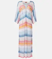 [Missoni] Missoni Ombré knitted beach cover-up UK 14 multicoloured