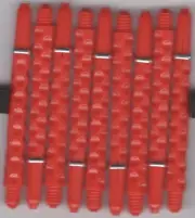 2in. 2ba Red Dimplex Dart Shafts: 3 per order