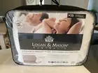 Logan and Mason Memory Foam Mattress Protector New