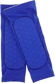 [Abaodam] 2pcs Leggings Socks Small Shin Guards Soccer Football Leg Sleeve Football Cleat Covers Youth Arm Sleeves Volleyball Ankle Guard Soccer Shin Guards Shin Blue Polyester