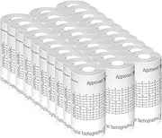 Double Dragon, HGV Digital Tachograph Rolls, 57mm Width, 8 Metre Long, 8mm Centre, EU Approved, Thermal Tacho Paper Rolls, Fits All Truck Digital Tachographs, EC 1791/2006 Compliant. [Total 30 Rolls]