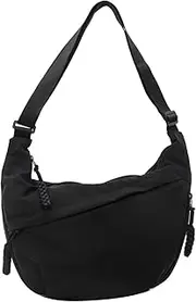 [GRPKSSIB] Nylon Crescent Bag Hobo Crossbody Bags Casual Sling Bag Slouchy Shoulder Bags Travel Messenger Bag for Women Men