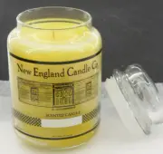 24oz Freesia - Yellow Scented Jar Candle by New England Candle Company - NEW