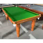 Clearance - 7FT Slate ECO Pool Table in teak finish