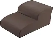 Cellutane A388a-a-595BR Dog Steps, 2 Tiers, Wide, Brown, PVC Fabric, Pet Stairs, Wide Size, Made in Japan