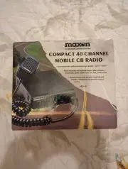 Maxon Compact 40 Channel Mobile CB Radio MCB-30 New Mobile CB Radio Black