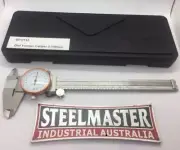 Dial Vernier Caliper - 150mm Range. Satin Chrome. Inside, Outside & Height Measu