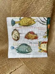L-036 napkins for decoupage crafting, Fishing, Rustic Cabin