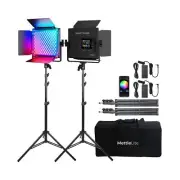 SPL210C Light Kit 2 Packs, RGB LED Video Light with APP Control, 360° Full