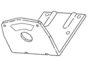 Superwinch 87-41354 T-Series Baseplate Assembly for ATV3000 Superwinch
