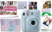 Fujifilm Instax Mini 12 Blue Holiday Bundle 2023 - Includes Camera, Film,...