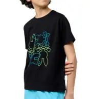 PSYCHO BUNNY KIDS BLACK T SHIRT B0U111B2TS BLK
