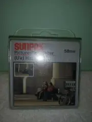 58MM (SUNPAK BRAND) FILTER NEW! ULTRAVIOLET HAZE (UV)!