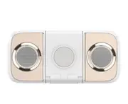 Wireless Charging Mobile Phone Holder Mobile Power 10000mah Bluetooth Speaker Multi-function Mini Charging Treasure-Gold